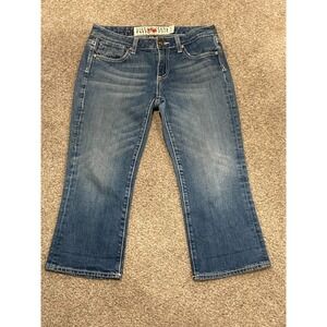 Vigoss Jeans Womens Size 3/4 - 27 The Chelsea Capri Blue Wash